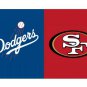 3x5ft Los Angeles Dodgers VS 49ers flag 100D polyester digital printed banner