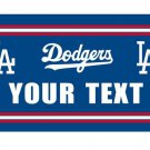 Los Angeles Dodgers Custom Your Text Flag 3ft X 5ft Polyester