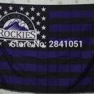 Colorado Rockies Team USA Star and Stripes Team American  Flag 3X5  ft