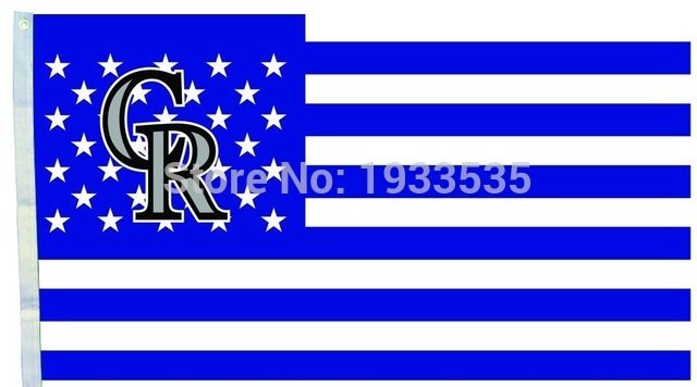 Colorado Rockies Star Wars Flag 3x5FT