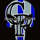 Colorado Rockies Skull Vertical Flag Banner New 3x5ft 90x150cm