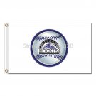 Colorado Rockies Flag Baseball Super Fans Team Banners  FlagsBanner Red 3x5ft