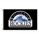 Colorado Rockies Flag Baseball Super 3x5 ft flag