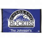Colorado Rockies Personalized  Fan Flag 3' x 5' flag