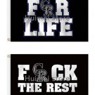 Colorado Rockies flags 90x150cm 100D polyester