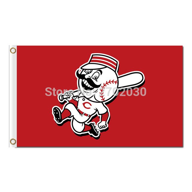 Cincinnati Reds Stockings Flag Baseball Super Fans Team  3x5 ft