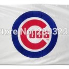 Chicago CUBS  3x5 Feet White Logo Bandana Baseball Flag 3X5FT  flag