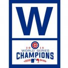 2016 world series Chicago Cubs W logo vertical flag by 3x5ft digital print  flag