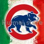 Chicago Cubs Flag 3ft x 5ft Polyester Banner Flying with stripes metal