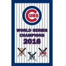 3X5FT 2016 world series champions Chicago Cubs flag with 2 metal