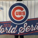 100D polyester Chicago Cubs 2016 world series flag 3ftx5ft with metal Grommets