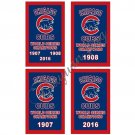 Chicago Cubs CHAMPIONS 3ftx5ft flag banner 2016 World Serie