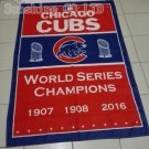 Chicago Cubs World Series 1907 1908 2016 Champions Flag 3X5FT