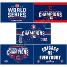 New style 3ftx5ft 2016 world series champions Chicago Cubs flag