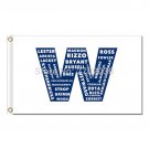 Chicago Cubs Team W Flag 3' X 5' Banner 2 Brass Metal Holes Flag Winwave  flag