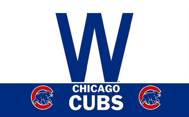 3x5ft Chicago Cubs Flag American custom Banner Flags 'W' Flag