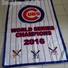 Cubs World Series 2016 Champions Flag 3X5FT 90x150cm Sport Outdoor Custome Flag