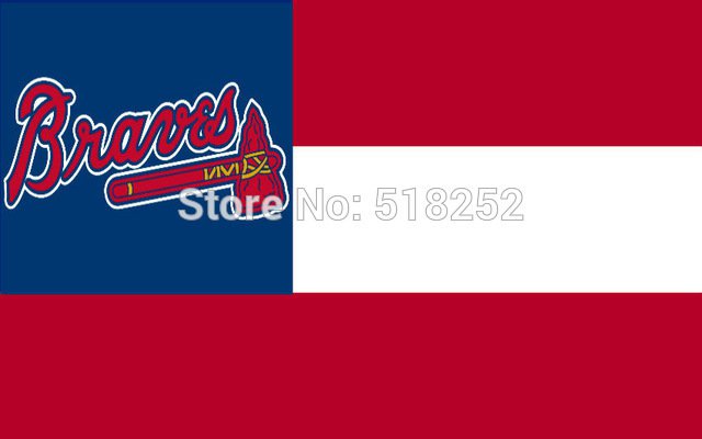 New Atlanta Braves Atlanta State Flag 3x5 FT 150X90CM  Banner