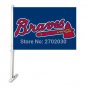 Atlanta Braves Double Sided Car Product Baseball TeamCar Polyester Flags 30x45cm