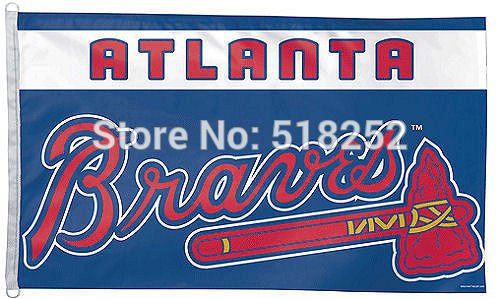 Atlanta Braves Flag 3x5 FT 150X90CM Banner 100D Polyester Custom flag