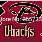 Arizona Diamondbacks Flag 3x5FT banner 100D 150X90CM Polyester brass grommets