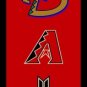 Arizona Diamondbacks Baseball Felt Flag 20x80cm Baseball Decoration