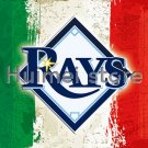 Tampa Bay Rays Flag 3ft x 5ft Polyester Banner Flying with stripes