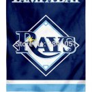 Tampa Bay Rays Outdoor Indoor Garden Baseball College House Flag 3X5 ft