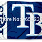Tampa Bay Devil Rays with TB Flag 3x5FT banner 150X90CM 100D