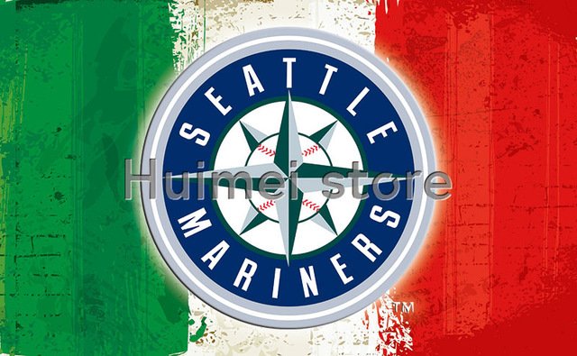 Seattle Mariners Flag 3ft x 5ft Polyester Banner Flying
