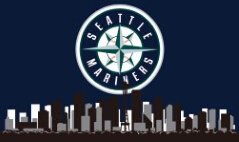 Seattle Mariners skyline flag 3x5ft 100D polyester digital printing flag