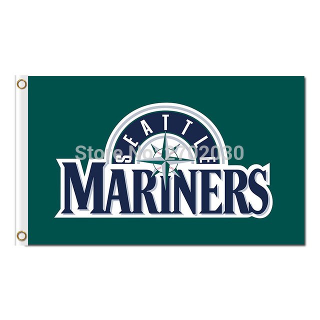 Seattle Mariners Flag Banner World Series Champions Baseball 3x5 Ft 90x150cm