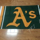 Oakland Athletics flag 3ftx5ft Banner 100D Polyester Flag metal Grommets 3X5FT
