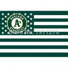 Oakland Athletics USA star stripe Premium Team Baseball Flag 3X5 FT