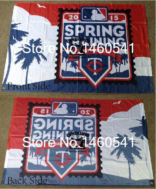 2015 Spring Training Flag 3ft x 5ft Polyester Minnesota Twins Banner Flying