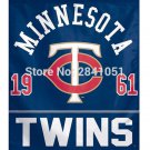 Minnesota Twins Outdoor Indoor Garden Baseball College House Flag 3X5 ft