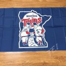 Minnesota Twins flag 3ftx5ft Banner 100D Polyester Flag metal Grommets