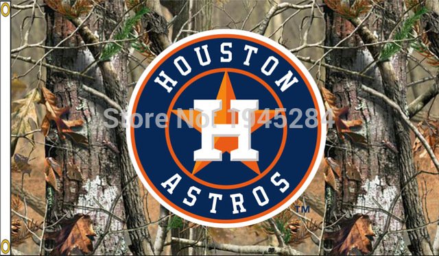 Houston Astros Real Tree Flag Banner New 3x5FT 90x150CM Polyester