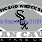 3ftx5ft Digital Printed 100% Polyester Chicago White Sox Man Cave Flag