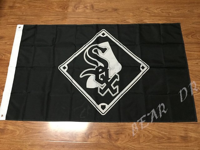Chicago White Sox flag 3ftx5ft Banner 100D Polyester Flag metal Grommets