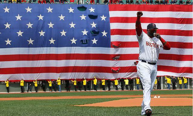 Boston Red Sox David Ortiz 3ftx5ft 100D Polyester Flag metal Grommets 90x150cm