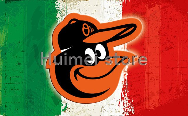 Baltimore Orioles Flag 3ft x 5ft Polyester Banner Flying