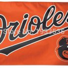 Baltimore Orioles Official Deluxe Premium Fabric 3x5 ft Flag