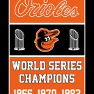 Baltimore Orioles Flag 3X5FT 90x150cm 100% Polyester