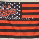 Baltimore Orioles Nation Stripes Outdoor Flag Banner 3ft x 5ft