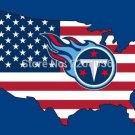 3x5FT Tennessee Titans flag with American banner flag 100D Polyester