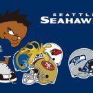 Seattle Seahawks VS Cowboys Large Nylon Football Flag 3X5 Custom flag
