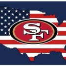 San Francisco 49ers Double Side Digital Print US Stars And Stripes 3x5 ft