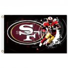 San Francisco 49ERS Flag World Series 3ft X 5ft Banner 100D