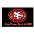 San Francisco 49ers Flag Custom Faithful Word Football San Francisco 49ers
